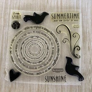 Close to my heart  stamps D1217 “Free Spirit “